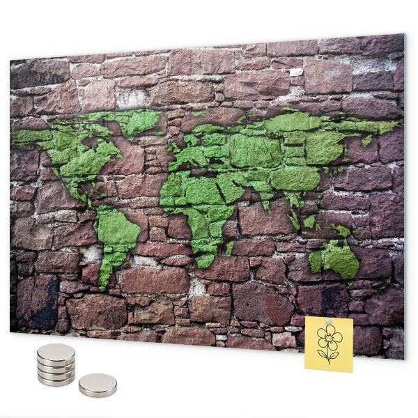 Brick wereldkaart