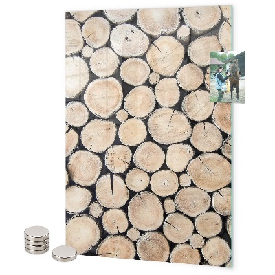 Magneet bord Een omgehakte boom