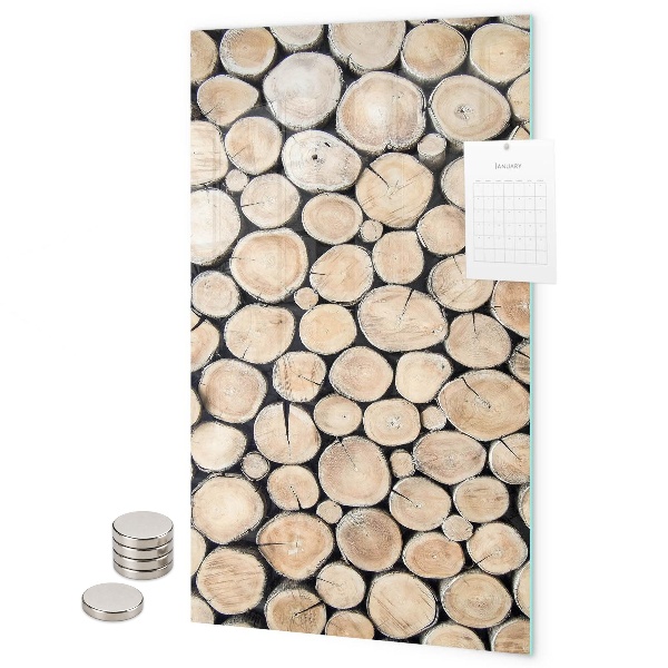 Magneet bord Een omgehakte boom