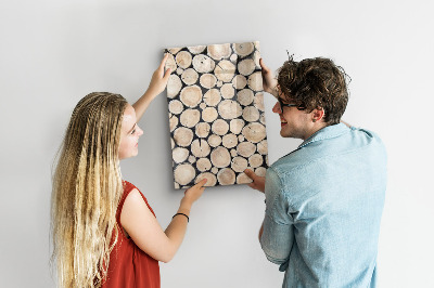 Magneet bord Een omgehakte boom