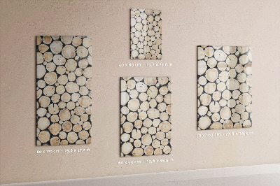 Magneet bord Een omgehakte boom