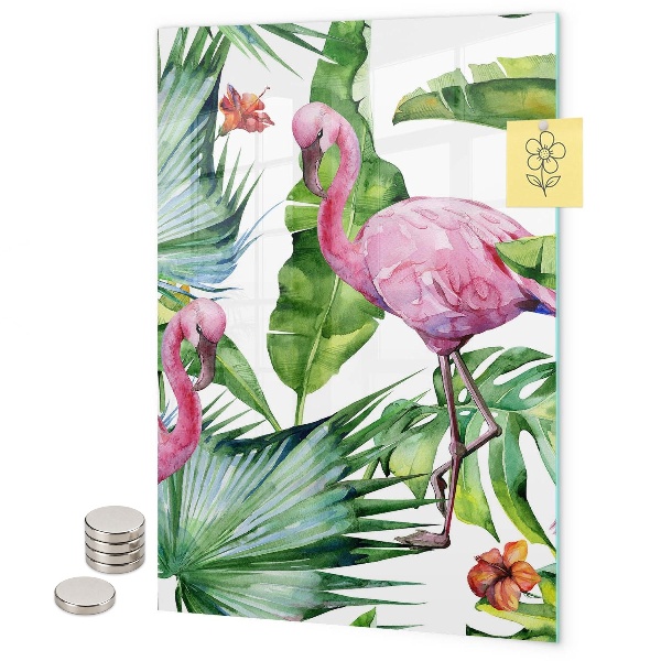 Tropische flamingo-bladeren