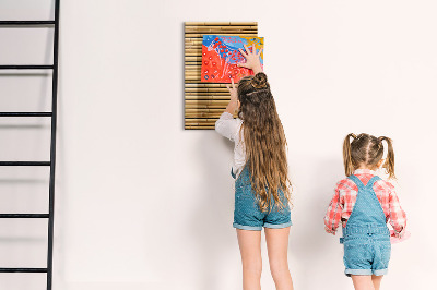 Magnet board Bamboe