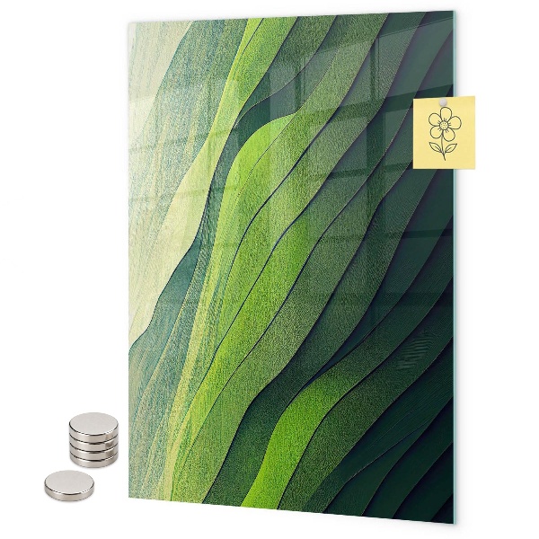 Groene strepen van de natuur