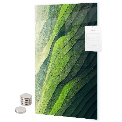 Magneet bord Groene strepen van de natuur