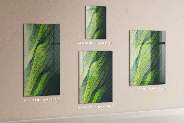 Magneet bord Groene strepen van de natuur