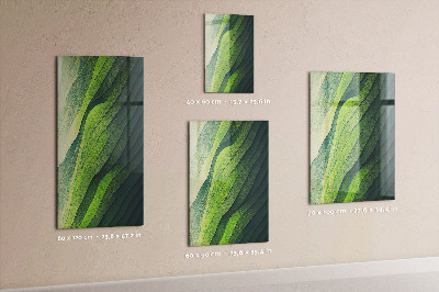 Magneet bord Groene strepen van de natuur