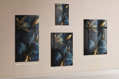 Magnet board Donkere bloemen