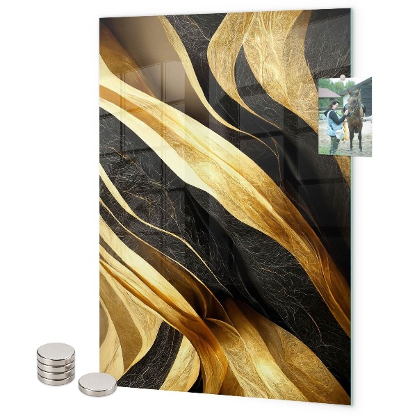 Magneet bord Gele abstractie