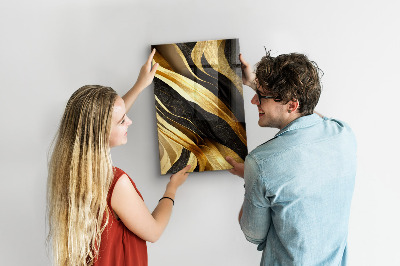 Magneet bord Gele abstractie