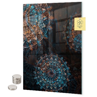 Magneet bord Kleurrijke mandala's