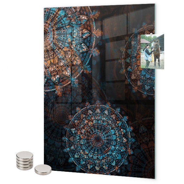 Magneet bord Kleurrijke mandala's