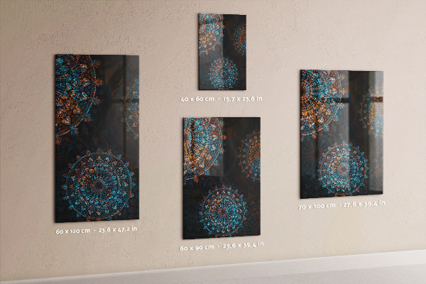 Magneet bord Kleurrijke mandala's