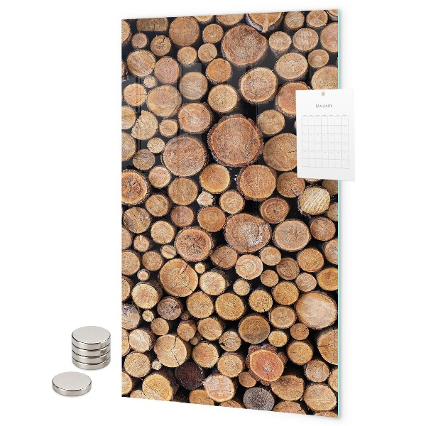 Magnet board Boomstammen