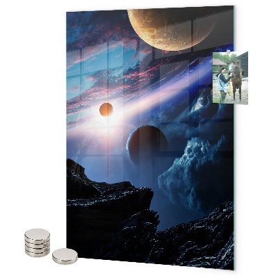 Magneet bord De ruimte van de planeet