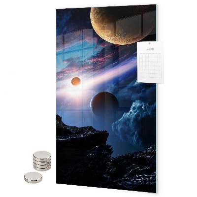 Magneet bord De ruimte van de planeet