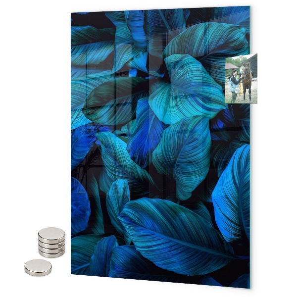 Magneet bord Grote groene bladeren