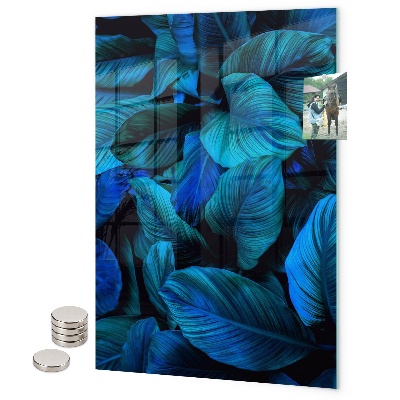 Magneet bord Grote groene bladeren