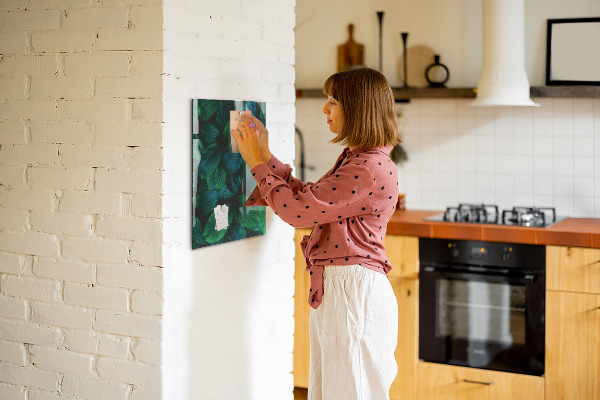 Magneet bord Grote groene bladeren