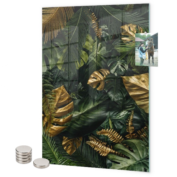 Magnet board Tropische bladeren