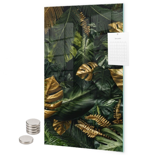 Magnet board Tropische bladeren