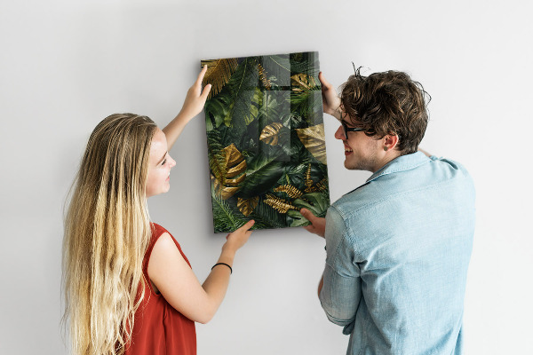 Magnet board Tropische bladeren