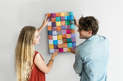 Magneet bord Kleurrijk schaakbord