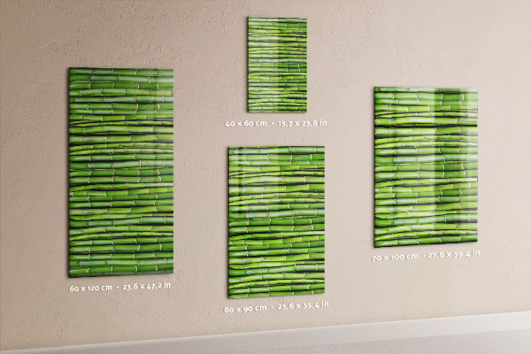Magneet bord Groene bamboe