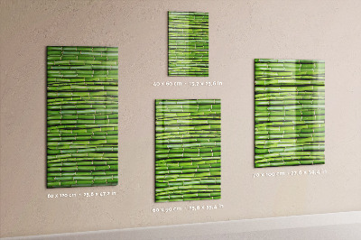 Magneet bord Groene bamboe