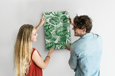 Magnet board Tropische monstera-bladeren