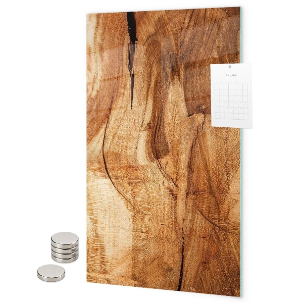 Magnet board Natuurlijk hout
