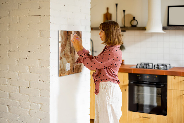 Magnet board Natuurlijk hout