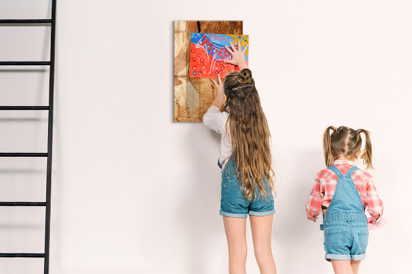Magnet board Natuurlijk hout