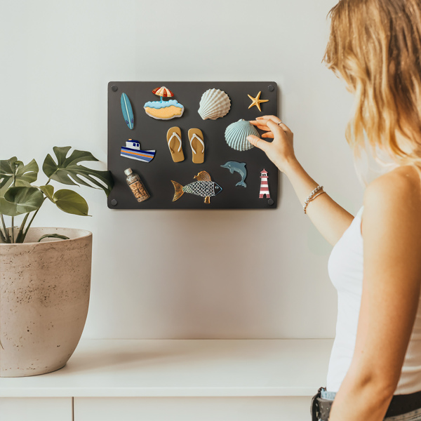 Magneetbord voor aan de muur Magneetbord voor aan de muur met het thema van de vakantie