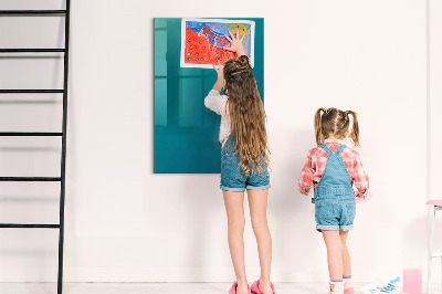 Decoratief glazen wandbord beschrijfbaar en magnetisch Modulair bord voor notities en foto's
