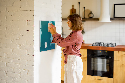 Decoratief glazen wandbord beschrijfbaar en magnetisch Modulair bord voor notities en foto's