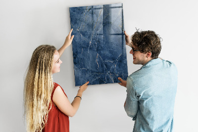 Decoratief glazen wandbord beschrijfbaar en magnetisch Modern prikbord voor notities en foto's