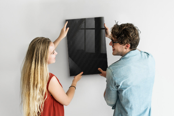 Decoratief glazen wandbord beschrijfbaar en magnetisch Stijlvol bord voor foto's en notities