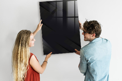 Memobord van glas met print inclusief neodymium magneten Modern prikbord voor notities en foto's