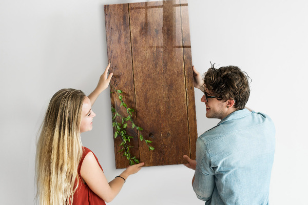 Decoratief glazen wandbord beschrijfbaar en magnetisch Stijlvol bord voor foto's en notities