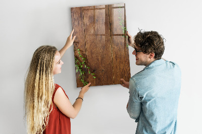 Decoratief glazen wandbord beschrijfbaar en magnetisch Stijlvol bord voor foto's en notities