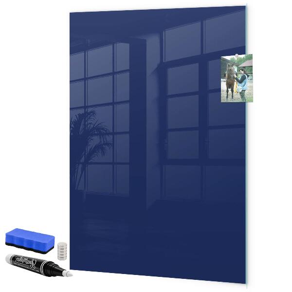 Decoratief glazen wandbord beschrijfbaar en magnetisch Magnetisch bord voor foto's en notities