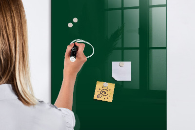 Memobord van glas met print inclusief neodymium magneten Magnetisch bord voor foto's en notities