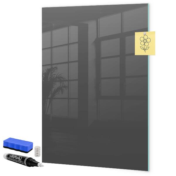 Decoratief glazen wandbord beschrijfbaar en magnetisch Magnetisch bord voor notities en foto's