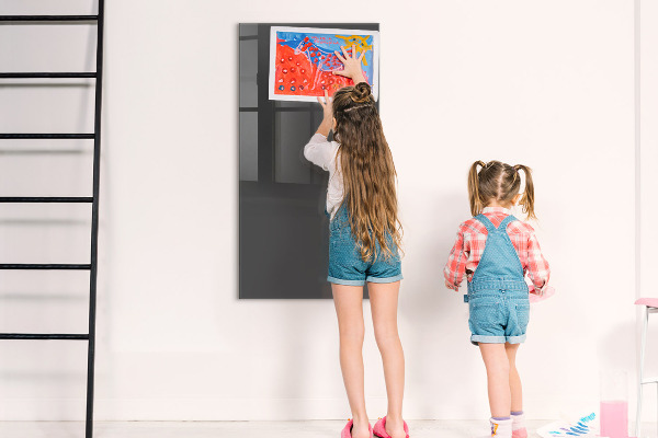Decoratief glazen wandbord beschrijfbaar en magnetisch Magnetisch bord voor notities en foto's