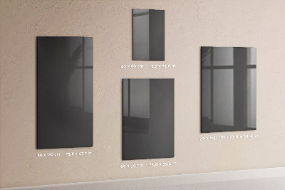 Decoratief glazen wandbord beschrijfbaar en magnetisch Magnetisch bord voor notities en foto's
