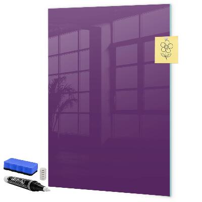 Memobord van glas met print inclusief neodymium magneten Een kleurrijk prikbord voor notities en foto's