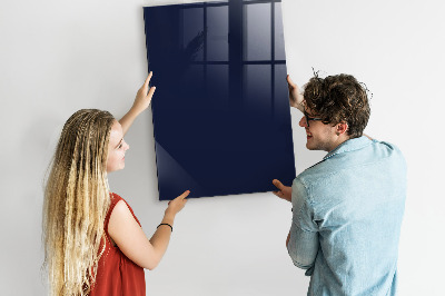 Decoratief glazen wandbord beschrijfbaar en magnetisch Modern prikbord voor notities en foto's