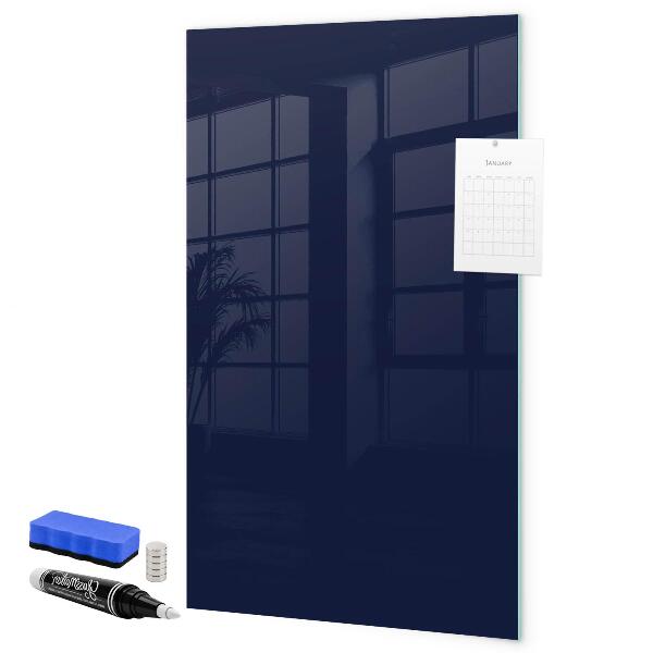 Decoratief glazen wandbord beschrijfbaar en magnetisch Modern prikbord voor notities en foto's