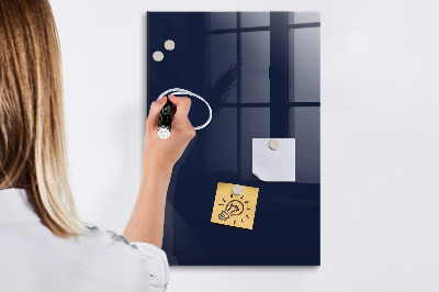 Decoratief glazen wandbord beschrijfbaar en magnetisch Modern prikbord voor notities en foto's